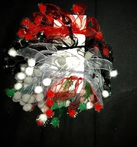 Neu! Mädchen 5 "OMG" Pferdeschwanzhalter SCRUNCHIES Neu in Verpackung - Bild 1 von 4