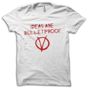 Ideas Are Bulletproof Hacker Vendetta Movie Parody T-Shirt M5790 - Bild 1 von 7
