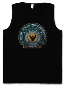 GOTHAM POLICE DEPARTMENT LOGO TANK TOP GYM - DEPT TV Serie Dark Knight Batman - Picture 1 of 2