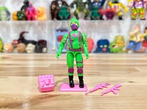 Black Major GI Joe Cobra Bio Hazzard Soldier Officer Trooper - Picture 1 of 4