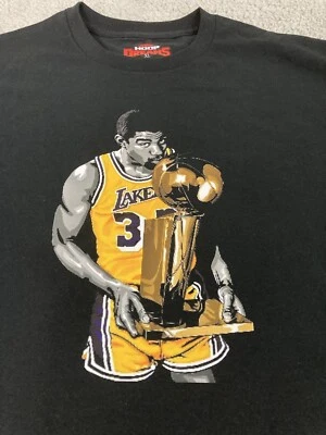 Camiseta Digital Magic Johnson Basketball Championship Kiss Hombre Negra Nueva con Etiquetas Talla XL Foto 1 de 4