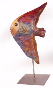 Scultura in legno | PESCE DI LUNA | Benedykt Janaszek - Imagen 1 de 1