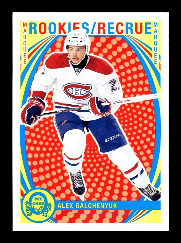 PWE READ stock photo . 2013-14 opc o-pee-chee retro #575 alex galchenyuk rookie - Image 1 of 2