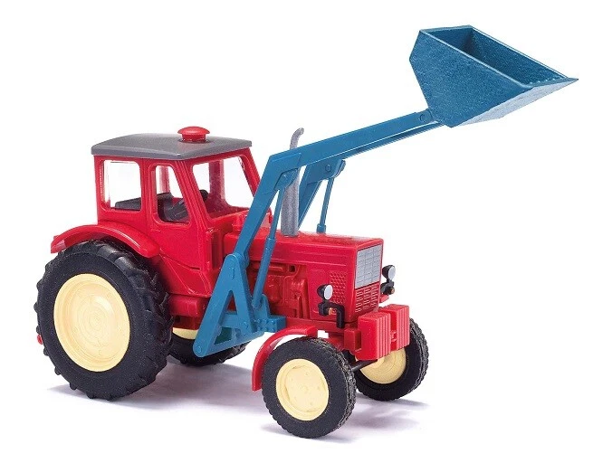 Busch 51352 - 1/87/H0 Belarus MTS-50, con Caricatore Frontale - Nuovo - Immagine 1 di 1