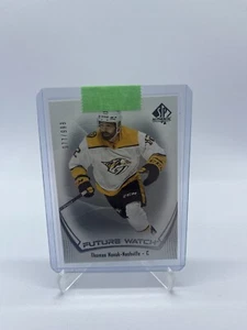 2021-22 SP Authentic Future Watch #191 Thomas Novak RC /999 Nashville - Picture 1 of 1