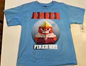 NEW DISNEY INSIDE OUT ANGER TEE FOR KIDS - Picture 1 of 3