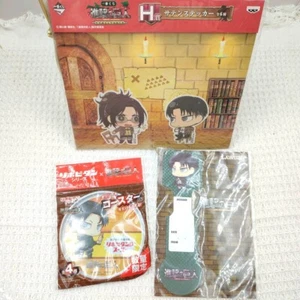 Attack On Titan Levi Ackerman Stickers Notepad Can Coaster Set Anime AOT Japan - Picture 1 of 18