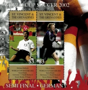 St. Vincent 2002 - World Cup Soccer - Souvenir Stamp Sheet - Scott #3061 - MNH - Picture 1 of 1