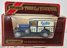 MATCHBOX 1930 MODEL A FORD Carter's Seeds Delivery Truck Models of Yesteryear