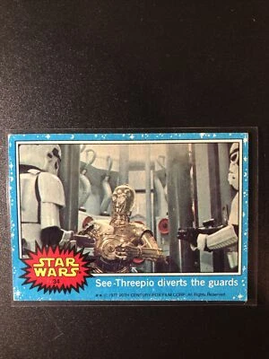 1977 TOPPS STAR WARS TRADING CARDS - BLUE 1ST SERIES - Image 1 of 4