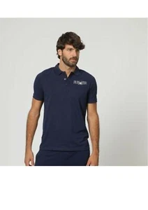 New Balance Polo Maglia Uomo Blu Notte Tg M - Foto 1 di 2