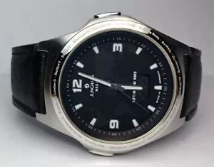 JUNGHANS Apollo Mega MF 56/4405 Funkuhr mit Lederband Saphirglas - Bild 1 von 12