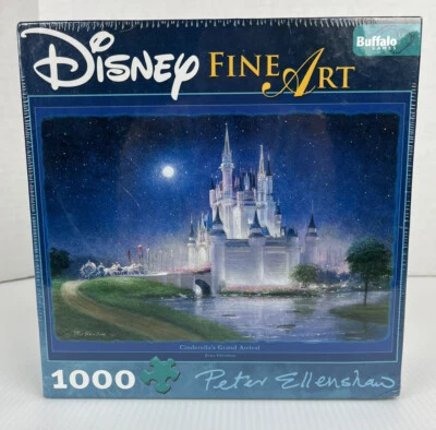 DISNEY Fine Art Puzzle Cinderella's Grand Arrival 1000-pc plus Bonus Poster NEW - Image 1 of 4
