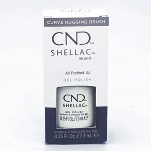 CND Shellac Gel Polish All Frothed UP 0.25 oz - Picture 1 of 2
