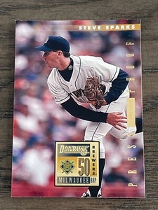 1996 Donruss Press Proof Steve Sparks #3 Milwaukee Brewers /2000
