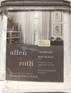 Neu Allen Roth Glenellen Rückenlasche Panel Elfenbein 84" -0792486 - Bild 1 von 8