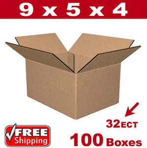 100 - 9x5x4 Cardboard Boxes Mailing Packing Shipping Box 32ECT Corrugated Carton - Bild 1 von 1