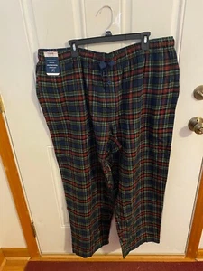 BRAND NEW MEN'S SIZE 2XL 44-46 GEORGE PLAID WOVEN FLANNEL PAJAMA PANTS - Picture 1 of 11