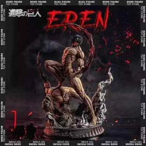 Nuevo Attack on Titan Eren Jaeger in Combat GK 29 cm PVC Figura Estatua Pintada - Imagen 1 de 26
