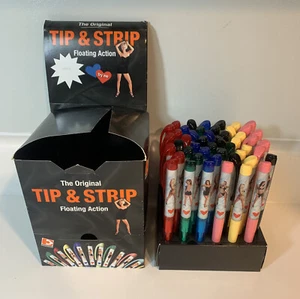 Eskesen Tip & Strip Floating Pen Countertop Store Display Case Of 48 New NOS - Picture 1 of 12