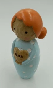The Omura Collection Faith Japanese Kokeshi Style Doll Figur Hallmark - Bild 1 von 8