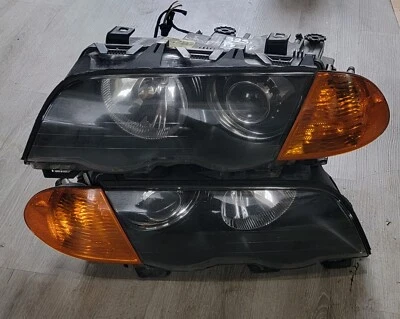 1999 - 2001 年原始设备制造商宝马 E46 323i 325i 328i XENON HID 车头灯完整带灯泡 — 第 1/4 张图片