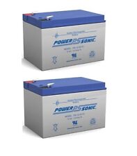 Power Sonic Battery Replacement PS-12120F2 PS-12120 F2 12V 12AH - 2 pack- New