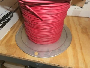 20 FT CAROL CABLE C1321 RED RUBBER TEST LEAD WIRE 18AWG STRANDED,5000V,NOS - Picture 1 of 3