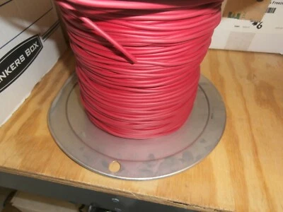 20 FT CAROL CABLE C1321 RED RUBBER TEST LEAD WIRE 18AWG STRANDED,5000V,NOS - Image 1 of 3