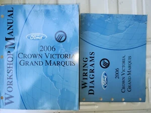 2006 Ford Crown Victoria Mercury Grand Marquis Service Manual and Wiring Diagram - Foto 1 di 1