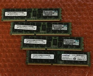 LOT OF 4 MIRCRON 16GB 2RX4 PC3L-12800R MT36KSF2G72PZ-1G4D1F1 SERVER RAM  #S-49 - Picture 1 of 3