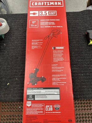 NIB SEALED   CRAFTSMAN 3.5AMP CORDED 12” STRING TRIMMER/ EDGER - Image 1 of 2