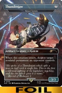 1x - Thunderjaw [Meteor Golem] - FOIL - Secret Lair: Playstation - NM MTG - Bild 1 von 1