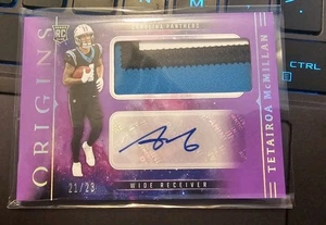 2025 Origins Tetairoa McMillan RC Patch Auto RPA /23 - Bild 1 von 2