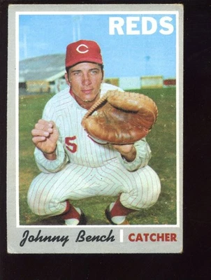 1970 Topps Baseball Card HIGH #660 Johnny Bench - Image 1 of 2
