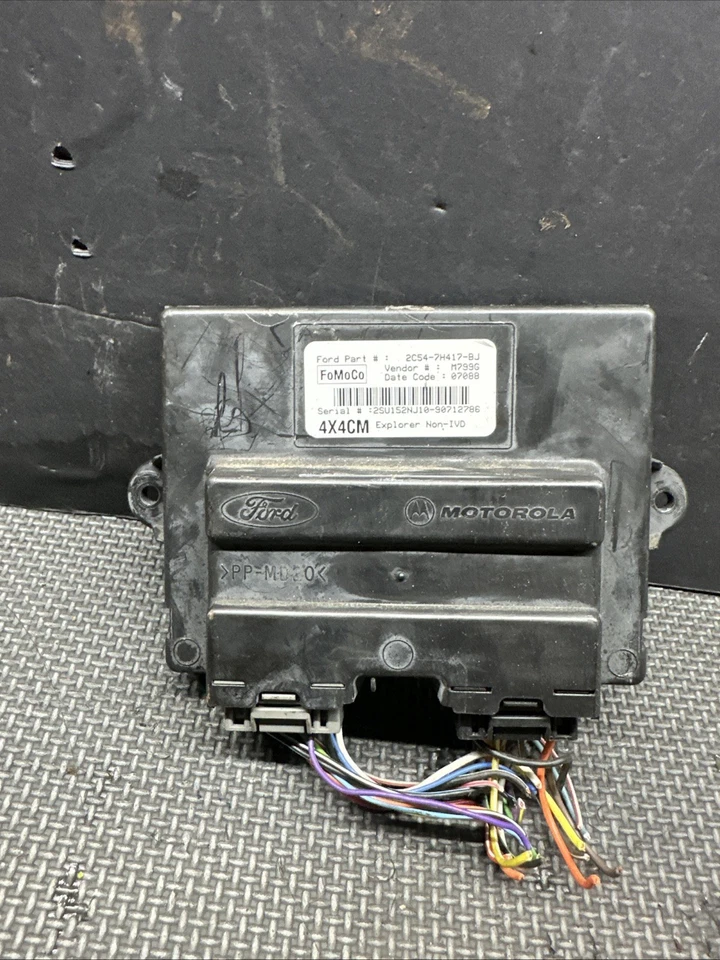 2002 Ford Explorer OEM módulo de caixa de transferência TCM - Imagem 1 de 4