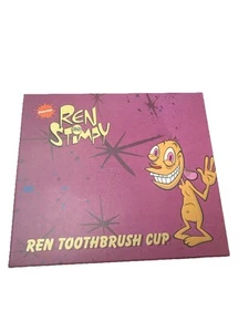 Ren And Stimpy Toothbrush Cup Nickelodeon Nick Box w/box NEW - Imagen 1 de 2