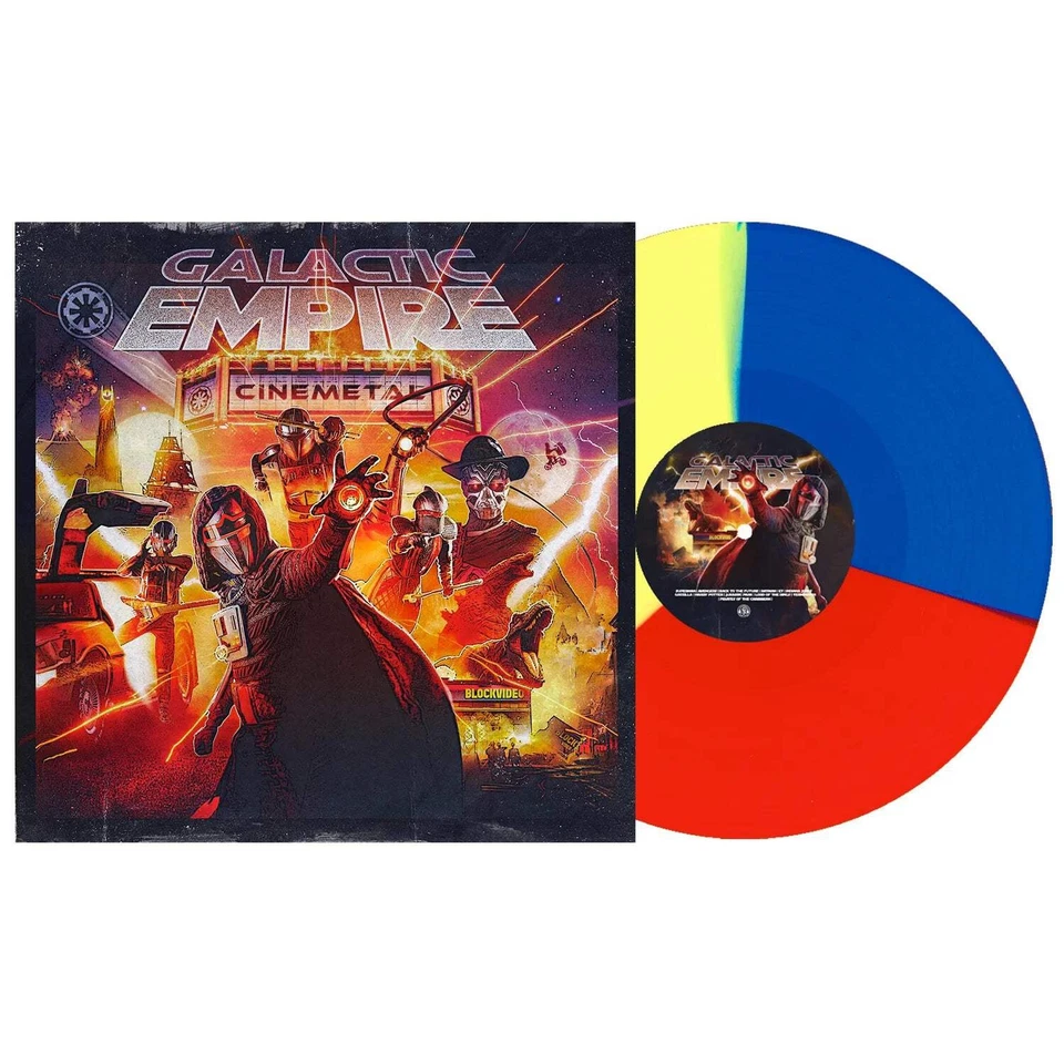 Galactic Empire - Cinemetal [Indie-Exclusive Red/Yellow/Blue Tri-Slice Vinyl] Foto 1 de 1