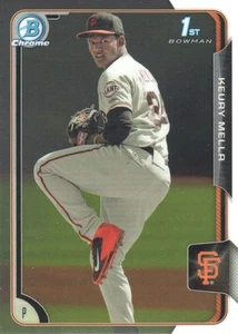 2015 Bowman Chrome Prospects #BCP136 Keury Mella San Francisco Giants - Picture 1 of 2