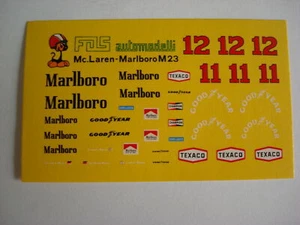 1.43 Decals Scale Slot f1 GP McLaren M23 World Champions 1976 J. Jagd Aufkleber 1/43 - Bild 1 von 1