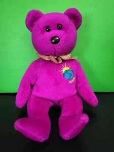 TY Beanie Baby Millennium Bear con etiqueta Tush - Imagen 1 de 3
