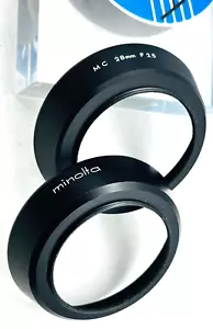 Minolta Metal Lens Hood/Shade for MC 28mm, f2.5 Lens, {55mm} Mint - Picture 1 of 3