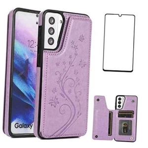 Phone Case for Samsung Galaxy S21 Glaxay S 21 5G 6.2 inch with Tempered Glass - Picture 1 of 8