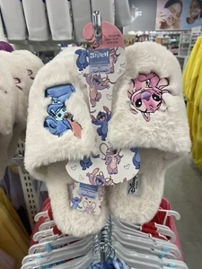 Zapatillas de mula mullidas puntada de Disney talla UK 3/4 5/6 y 7/8 - Imagen 1 de 4