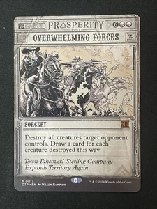Overwhelming Forces - MTG OTP Thunder Junction Breaking News Mythic Non-Foil #17 - Picture 1 of 2