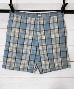 Tommy Hilfiger Mens Bermuda Shorts Size 38 Multicolor Plaid Flat Front 4 Pockets - Picture 1 of 5