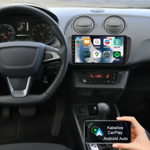 Android 11 Carplay Autoradio Für Seat Ibiza 6j 2009-2013 Mit GPS Navi WIFI Radio - Bild 1 von 16