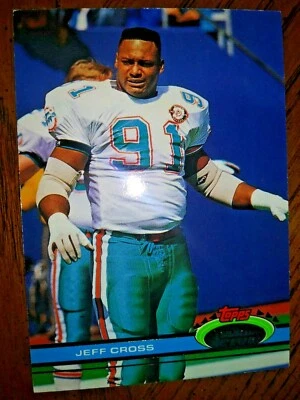 1991 Topps Stadium Club Jeff Cross Card #425 - Image 1 of 2