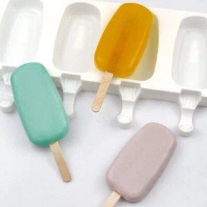 Molde de gelatina de chocolate caramelo con temática de helado Magnum de silicona de 4 cavidades - Imagen 1 de 7