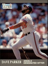 1991 Ultra Update Baseball Card #10 Dave Parker